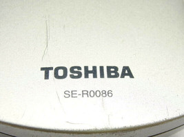 Toshiba SE-R0086 Genuine Remote Control Only Cleaned Tested Working No B... - £15.52 GBP