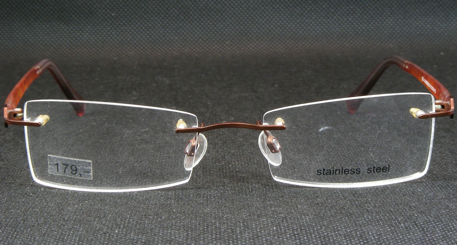 Vintage OU 04.835.03 Mat Marron Unique Rare Lunettes 51-19-138mm Item image 2