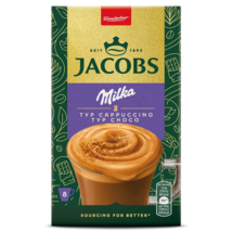 JACOBS Cappuccino CHOCO w/ MILKA chocolate 1 box/8 servings FREE SHIPPING - $14.80