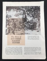 Southern Railway SOU Story of Shouthern Railway System Flyer Pamphlet 8 Pages - £14.29 GBP