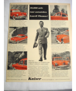 1953 Kaiser Car Ad With Lowell Thomas - $13.69 CAD
