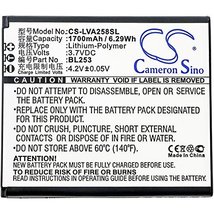 CS Replacement Batteries for A2580, A2860 BL253 1700mAh / 6.29Wh Barcode... - $15.49