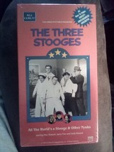 The Three Stooges - All the Worlds a Stooge Other Nyuks (VHS, 1990) SEALED mark - £19.32 GBP