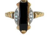 Women&#39;s Cluster ring 10kt Yellow Gold 408607 - £156.48 GBP