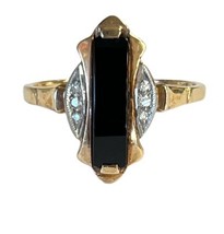 Women&#39;s Cluster ring 10kt Yellow Gold 408607 - £156.48 GBP