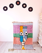 Extraordinary Azilal rug, Handmade rug, Moroccan Rug, colorful rug, area rug - £1,075.78 GBP