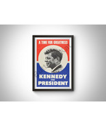 John F. Kennedy: A Time for Greatness Campaign Poster (1960) - £11.74 GBP+