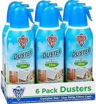 Dust-Off Professional Electronics Compressed Gas Duster, 12 oz, 6 ct - $663.05 MXN