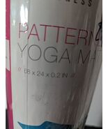 Tone Fitness Floral Patterned Yoga Mat 68 x 24 x .2 - $29.70