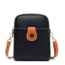 Yogodlns Mobile Phone Bag for Women PU Leather Crossbody Bag Simple Multi-layer  - £94.15 GBP