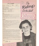 Rider Strong teen magazine pinup clipping handwriting on the wall Bop pi... - $186.75 MXN