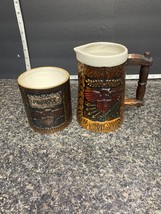 Vintage NAPCOWARE Americana Colonial Mid Century Pitcher and Cup . - £3.98 GBP