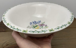 Thomson Pottery Iris 9” Vegetable Bowl Floral Garden Excellent Condition - $27.03 CAD