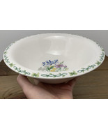 Thomson Pottery Iris 9” Vegetable Bowl Floral Garden Excellent Condition - $19.75