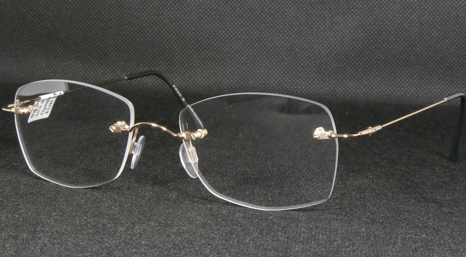 NIGURA N5076 B Oro Unico Raro Occhiali da Sole senza Montatura 5076 49-4... - $135.62