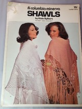 Columbia Minerva Shawls to  Crochet Pattern Leaflet 2615 Viola Sylbert 1975 - $8.86