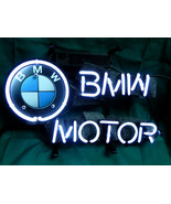 BMW Motor Logo Neon Sign 14&quot;x8&quot; - £58.23 GBP