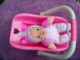 Baby Doll with Carrier / Soft Body 10&quot; - £10.91 GBP