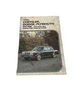 Clymer 1972-1986 Chrysler Dodge Plymouth RWD Tune-up Repair Manual A294 - $20.58 CAD
