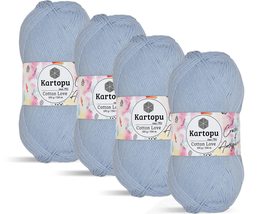 Kartopu Cotton Love,Cotton Knitting Yarn,Baby Knitting Yarn,Structure Very Soft, - $28.35+