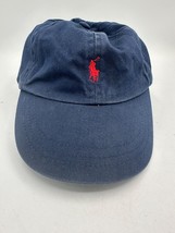 Polo Ralph Lauren Hat Cap Blue Red Pony Infant Baby One Size Stretch Flex - £7.78 GBP