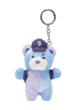 MLB Korea Mega Bear Keyring Boston Red Sox Keychain Accessory Lavender NWT - $40.90