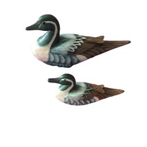 2 Vintage Duck Decoy Necks Broken and Repaired 5 and 8 inches Long With FLAWS - £26.21 GBP