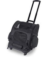 Dog Carrier - Large Black Roller Bag Pet Carrier - $171.99