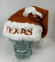 UT Texas Longhorns Christmas Santa Hat NCAA Burnt Orange Embroidery Logo... - €15,64 EUR