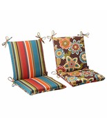 Patio Deck High Back Chair Cushion Indoor Outdoor Seat Cover Reversible - £73.10 GBP