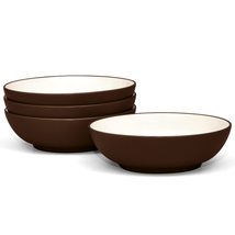 Noritake Colorwave Chocolate Bowl, Soup/Cereal, 7&quot;, 27 oz., Set of 4 in Brown - £39.56 GBP