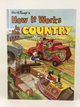 Walt Disney How It Works In The Country Hardcover Book Vintage Donald Duck 80s - $14.80