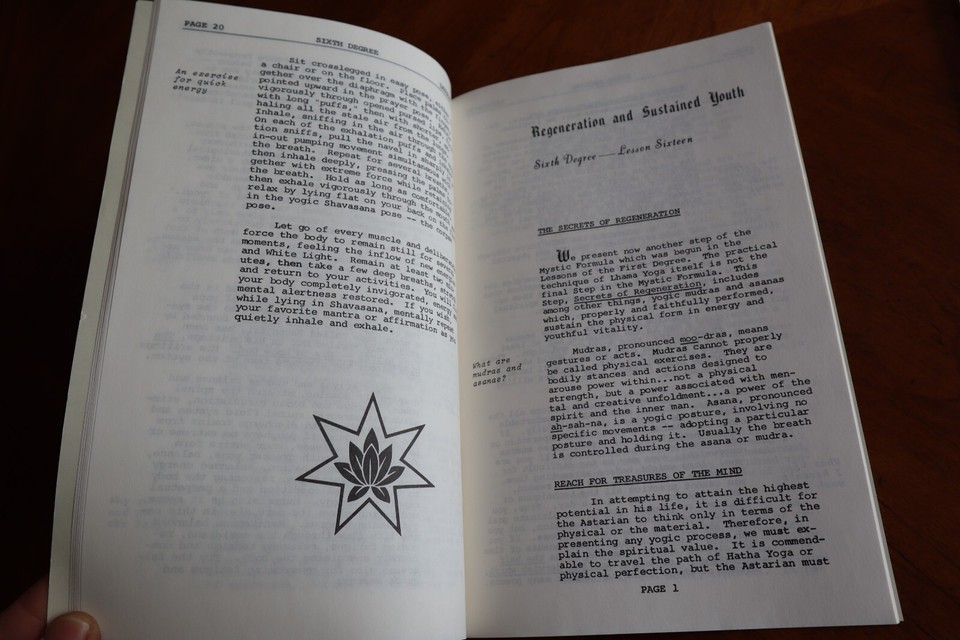 4x Astara's Book of Life 6th Degree Lessons 7 8 9 10 13 14 15 16 School 1979/80 Item image 14
