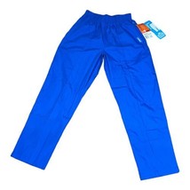 Landau Uniform Classic Fit 8320&#39; Nursing Scrubs Royal  Blue Petite Small... - $23.36