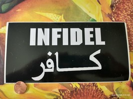 4.75X7.5&quot; Decal Sticker Infidel - £8.18 GBP