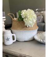 Seagrass white dipped basket - $937.52 MXN