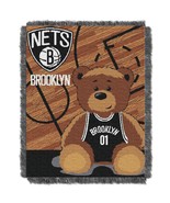 Brooklyn Nets OFFICIAL NBA &quot;Half-Court&quot; Baby 36&quot;x 46&quot; Triple Woven Throw - €30,24 EUR