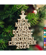 Christmas Tree Family Bestie Coworker Custom Name - Gift For Family, Cow... - $11.99