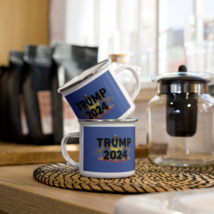 Trump 2024 Pennsylvania Flag Enamel Mug - $26.50