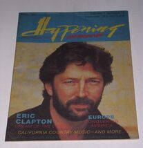 Eric Clapton Happening Magazine Vintage 1987 Europe Pacific Amphitheatre... - $24.99