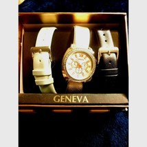 Geneva Watch Set~BEAUTIFUL!~ - £18.93 GBP