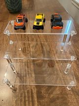 RICIPUSO Acrylic Display Stand, 3 Tier Clear Display Risers 9 x 7.9 x 5.... - $17.82