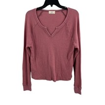 Anthropologie T.La Pink Waffle Knit Top Small New - £25.95 GBP