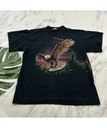 Team Premo Mens Vintage 90s Graphic Tee Size XL Black Oregon Eagle Flyin... - $564.31 MXN