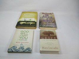 4 Max Lucado Hardback Books Cure For The Common Life Grace for the Moment - £11.83 GBP