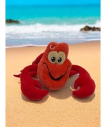 Disney Sebastian Plush The Little Mermaid Smiling Crab Excellent Condition - $26.92 CAD