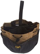 CLC Custom LeatherCraft 1148 Drawstring Bucket Bag, 18 Pocket , Black - $29.26