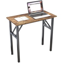 31.5 Inches Small Folding Computer Desk For Home Office Folding Table Writing Ta - £95.11 GBP