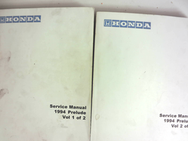 1994 Honda Prelude Factory Service Repair Manual Set books 1 and 2 - £65.75 GBP