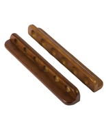 Classic Sport Six Pool Cue Stick Billiard Rack - Easy to Mount - Solid W... - €17,13 EUR